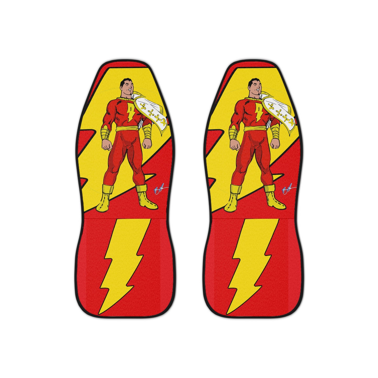 Shazam! SUPER CARSPLAY seat covers Power Red