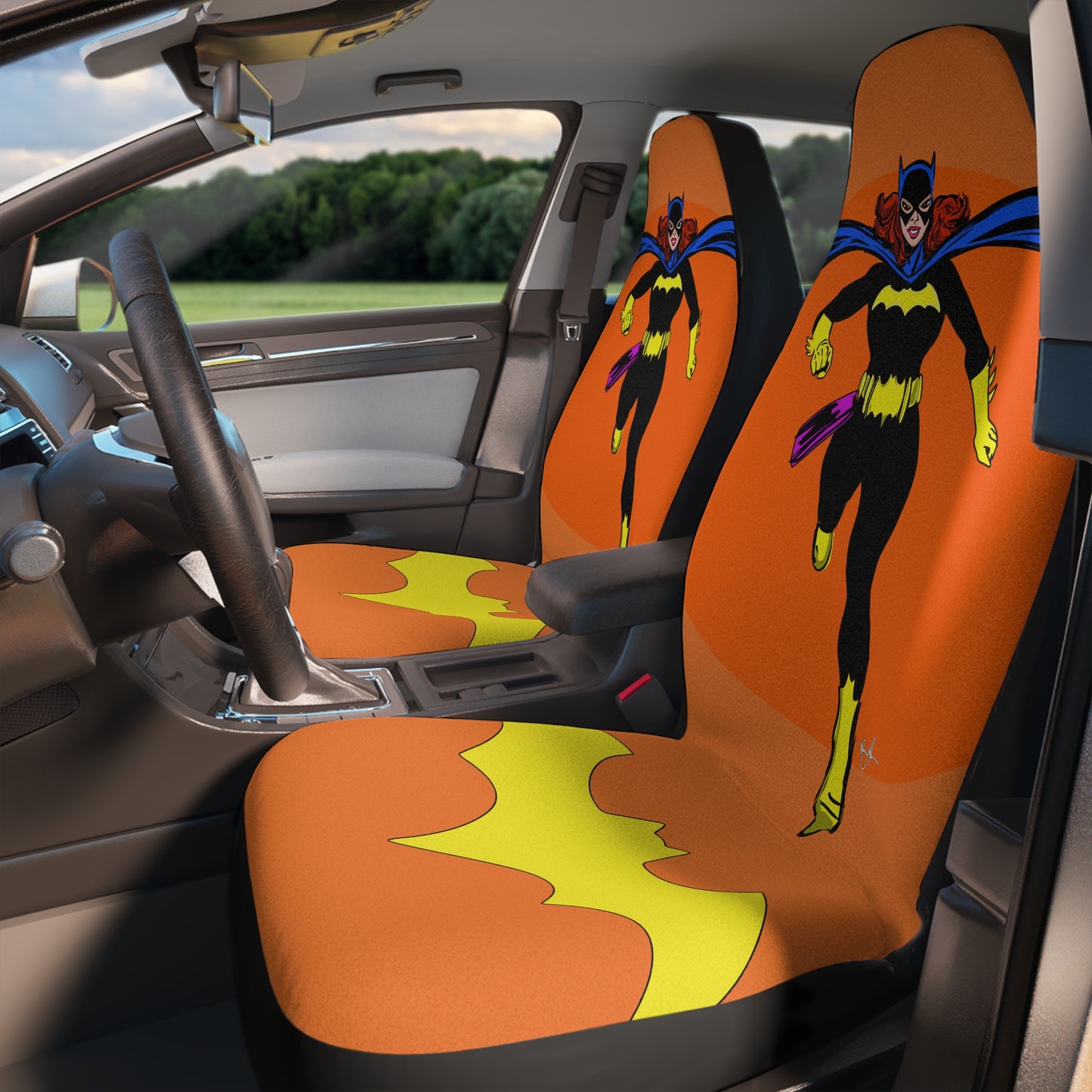 Batgirl SUPER CARSPLAY seat covers Orange Dawn