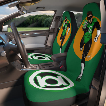 Green Lantern SUPER CARSPLAY seat covers Emerald Green