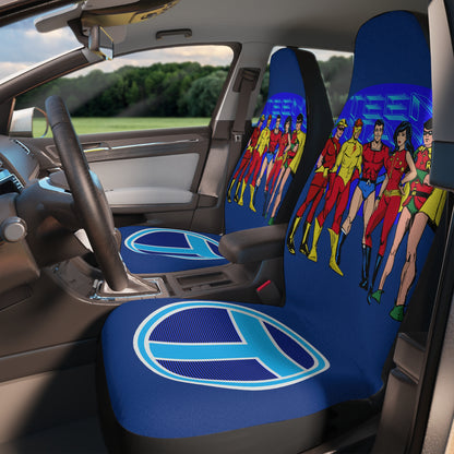 Teen Titans SUPER CARSPLAY seat covers Royal Blue