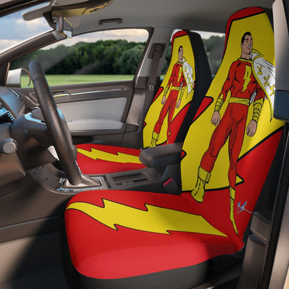 Shazam! SUPER CARSPLAY seat covers Power Red