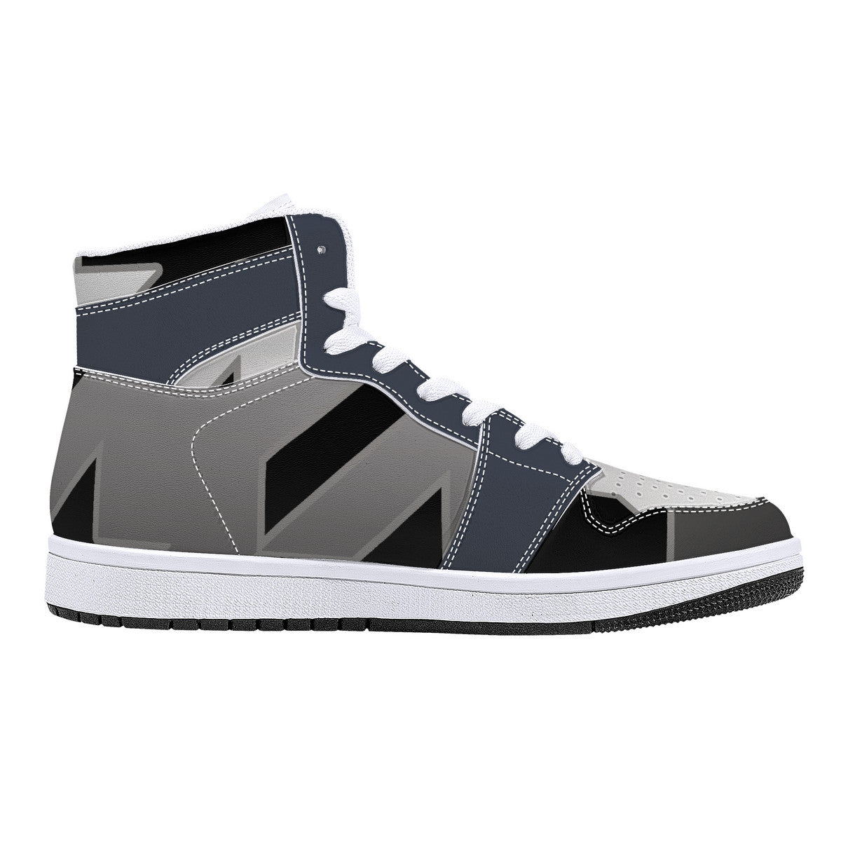 Project: Covert  High top Leather-like Men's sneakers