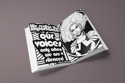 Color Her Super: Special Edition Colouring Comic Book from WerQroom Media