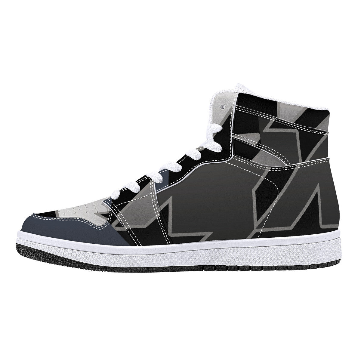 Project: Covert  High top Leather-like Men's sneakers