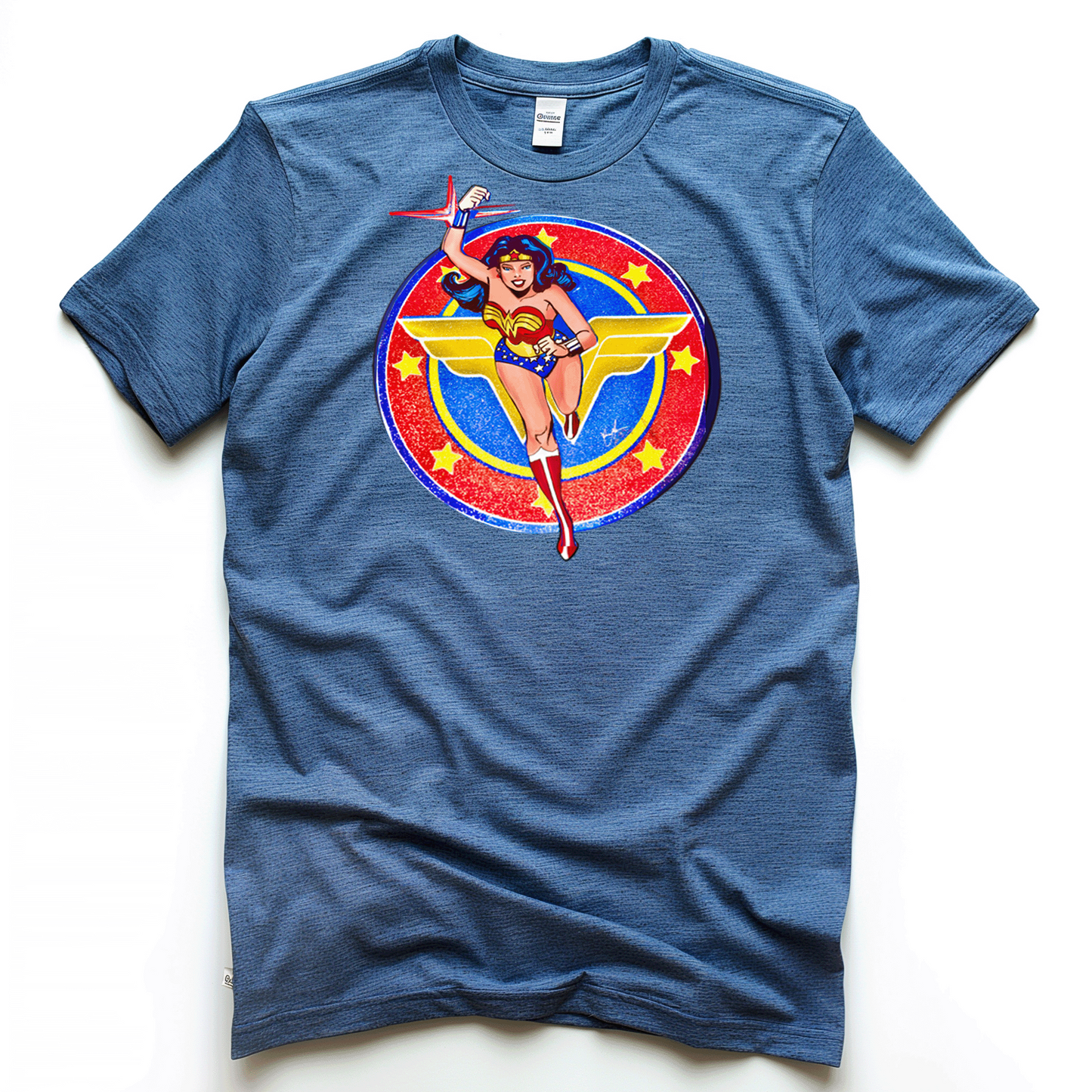 Wonder Woman Glitter Blue Tshirt