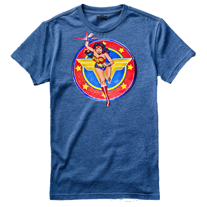 Wonder Woman Glitter Blue Tshirt