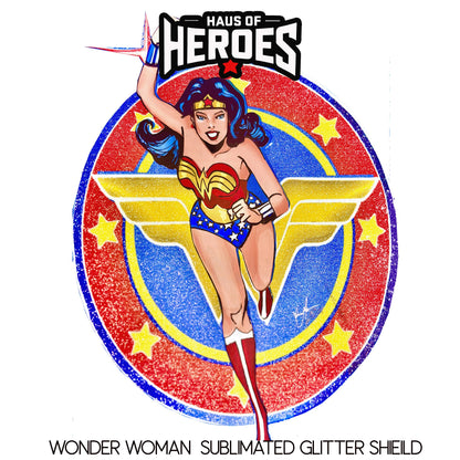 Wonder Woman Glitter Blue Tshirt