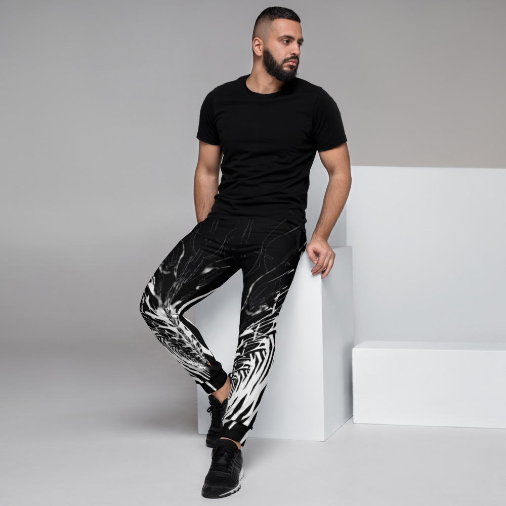 WonderOne Black and White Men's Joggers